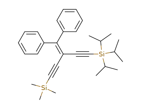 Silane,
[3-(diphenylmethylene)-5-(trimethylsilyl)-1,4-pentadiynyl]tris(1-methyleth
yl)-