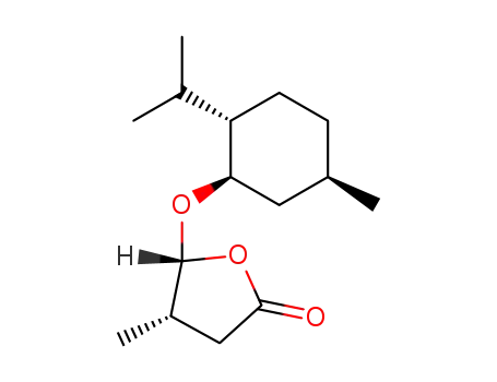 (4S,5R)-5-((1R,2S,5R)-2-Isopropyl-5-methyl-cyclohexyloxy)-4-methyl-dihydro-furan-2-one