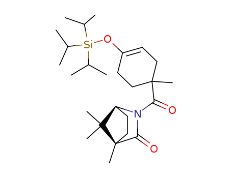 (1S,4R)-4,7,7-Trimethyl-2-(1-methyl-4-triisopropylsilanyloxy-cyclohex-3-enecarbonyl)-2-aza-bicyclo[2.2.1]heptan-3-one