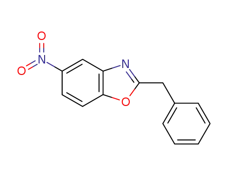 Benzoxazole, 5-nitro-2-(phenylmethyl)-
