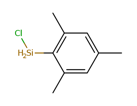 Molecular Structure of 198883-34-0 (Silane, chloro(2,4,6-trimethylphenyl)-)