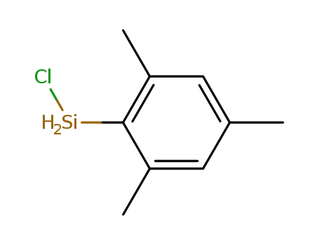 Molecular Structure of 198883-34-0 (Silane, chloro(2,4,6-trimethylphenyl)-)