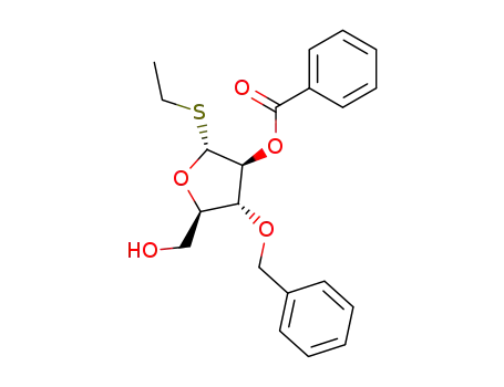 Ethyl 2-O-benzoyl-3-O-benzyl-1-thio-α-D-arabinofuranoside