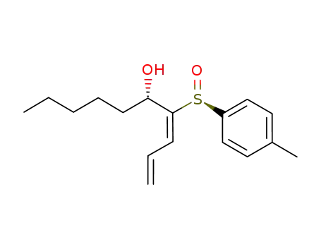 (+)-(5S,S(S))-(4E)-4-(p-tolylsulfinyl)deca-1,3-dien-5-ol