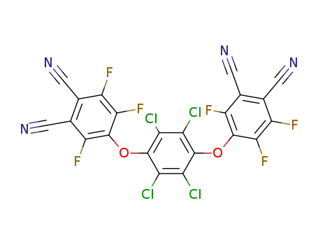 1,4-bis(3,4-dicyanotrifluorophenoxy)tetrachlorobenzene