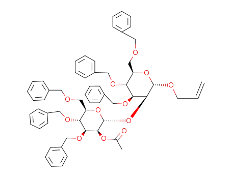 allyl (2-O-acetyl-3,4,6-tri-O-benzyl-α-D-mannopyranosyl)-(1->2)-3,4,6-tri-O-benzyl-α-D-mannopyranoside
