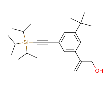 2-{3-<i>tert</i>-butyl-5-[(triisopropylsilanyl)-ethynyl]-phenyl}-prop-2-en-1-ol