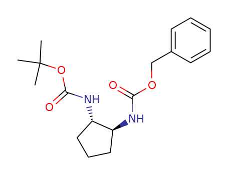 benzyl-tert-butyl(1s,2s)-cyclopentane-1,2-diyldicarbamate