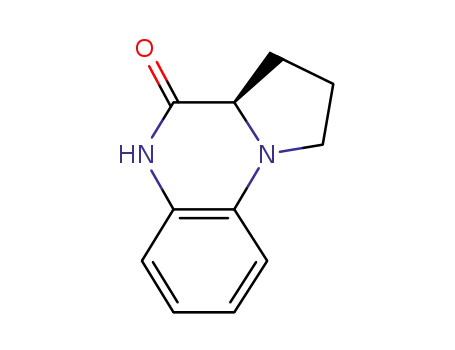 피롤로[1,2-a]퀴녹살린-4(5H)-온, 1,2,3,3a-테트라하이드로-, (3aR)-(9CI)