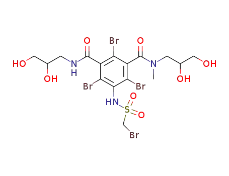 1,3-Benzenedicarboxamide,
2,4,6-tribromo-5-[[(bromomethyl)sulfonyl]amino]-N,N'-bis(2,3-dihydroxy
propyl)-N-methyl-