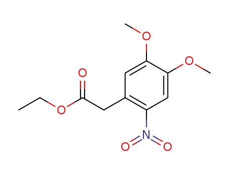 Benzeneacetic acid,4,5-dimethoxy-2-nitro-, ethyl ester cas  5415-53-2