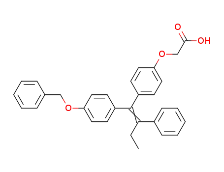 Acetic acid,
[4-[2-phenyl-1-[4-(phenylmethoxy)phenyl]-1-butenyl]phenoxy]-