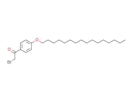 Molecular Structure of 17788-59-9 (Ethanone, 2-bromo-1-[4-(hexadecyloxy)phenyl]-)