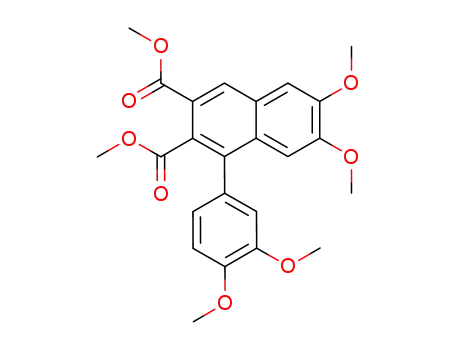 2,3-Naphthalenedicarboxylic acid,
1-(3,4-dimethoxyphenyl)-6,7-dimethoxy-, dimethyl ester