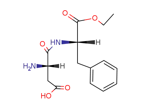 Molecular Structure of 22839-83-4 (L-Phenylalanine, L-a-aspartyl-, 2-ethyl ester)