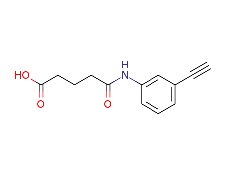 Molecular Structure of 817638-75-8 (4-(3-ethynylphenylcarbamoyl)butyric acid)