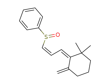 Benzene,
[[3-(2,2-dimethyl-6-methylenecyclohexylidene)-1-propenyl]sulfinyl]-,
(Z,Z)-