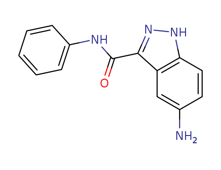 1H-Indazole-3-carboxamide,5-amino-N-phenyl-(9CI)