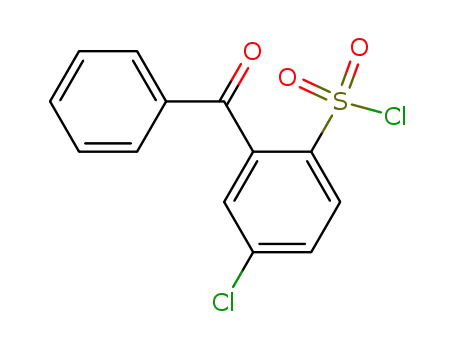 Molecular Structure of 19562-55-1 (2-BENZOYL-4-CHLORO-BENZENESULFONYL CHLORIDE)