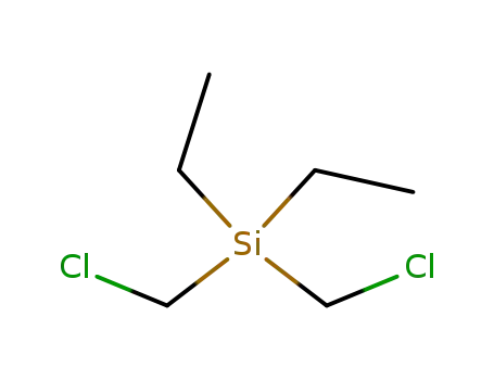 Molecular Structure of 158585-29-6 (bis(chloromethyl)diethylsilane)