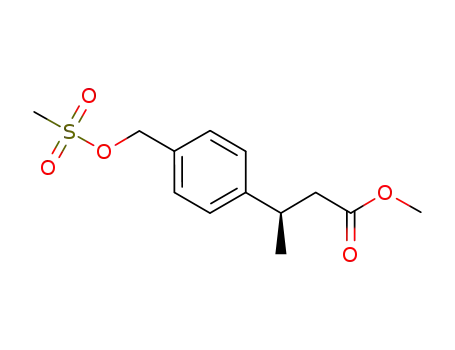 (R)-3-(4-methanesulfonyloxymethylphenyl)butyric acid methyl ester