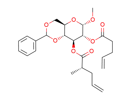 (S)-2-Methyl-pent-4-enoic acid (4aR,6S,7R,8S,8aR)-6-methoxy-7-pent-4-enoyloxy-2-phenyl-hexahydro-pyrano[3,2-d][1,3]dioxin-8-yl ester