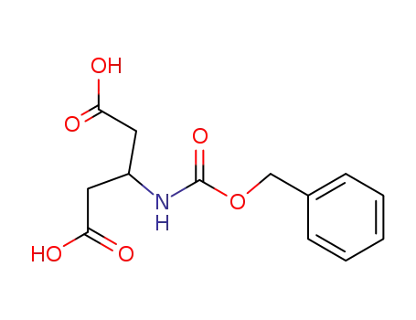 Molecular Structure of 17336-01-5 (BENZYLOXYCARBONYL-3-AMINOGLUTARIC ACID)