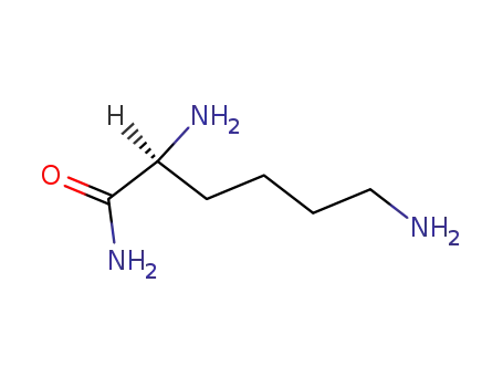 Molecular Structure of 32388-19-5 (Hexanamide, 2,6-diamino-, (S)-)