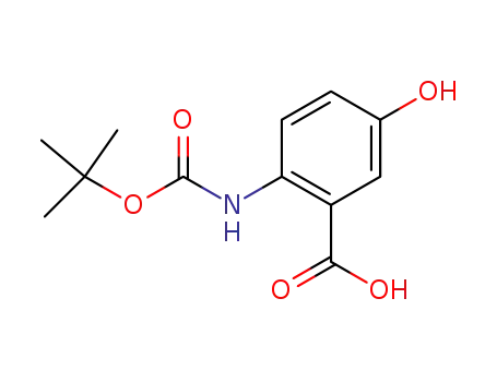 Molecular Structure of 244765-00-2 (ANTHRANILIC ACID, N-BOC-5-HYDROXY)