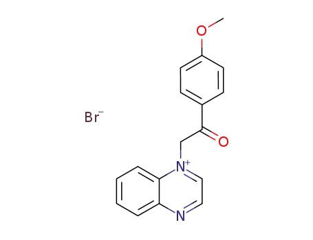 1-[2-(4-methoxyphenyl)-2-oxoethyl]quinoxalin-1-ium