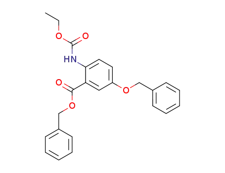 Molecular Structure of 622829-44-1 (benzyl 5-(benzyloxy)-2-((ethoxycarbonyl)amino)benzoate)