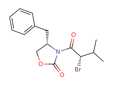 (4S)-3-((2S)-2-bromo-3-methylbutanoyl)-4-benzyl-1,3-oxazolidin-2-one