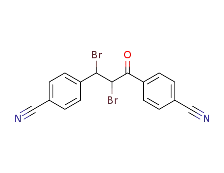 1,3-bis(4-cyanophenyl)-2,3-dibromopropan-1-one