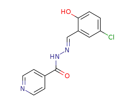 Molecular Structure of 732-92-3 (4-Pyridinecarboxylicacid, 2-[(5-chloro-2-hydroxyphenyl)methylene]hydrazide)