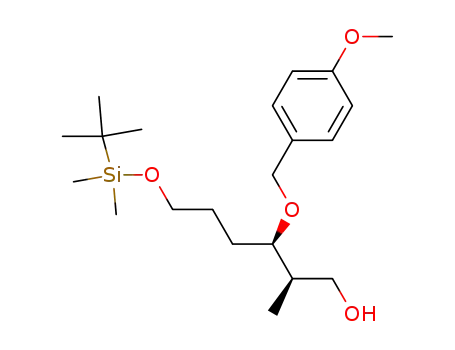 1-Hexanol,
6-[[(1,1-dimethylethyl)dimethylsilyl]oxy]-3-[(4-methoxyphenyl)methoxy]-2-
methyl-, (2R,3R)-