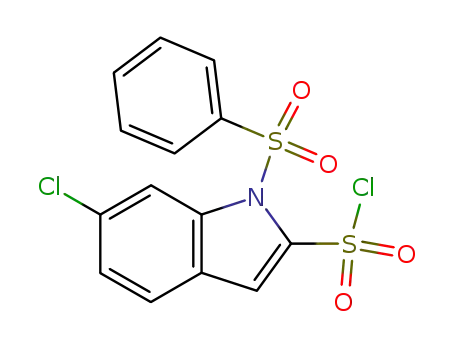 1H-Indole-2-sulfonyl chloride, 6-chloro-1-(phenylsulfonyl)-