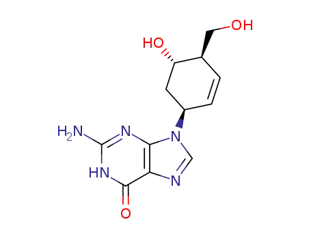(1S,4R,5S)-9-(5-hydroxy-4-hydroxymethyl-2-cyclohexen-1-yl)guanine