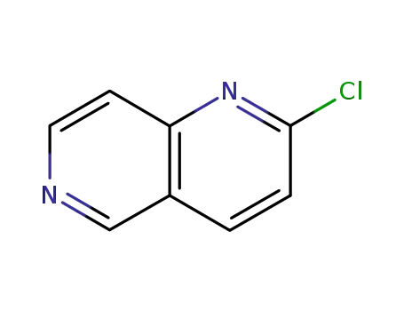 Molecular Structure of 23616-33-3 (2-CHLORO-1,6-NAPHTHYRIDINE)