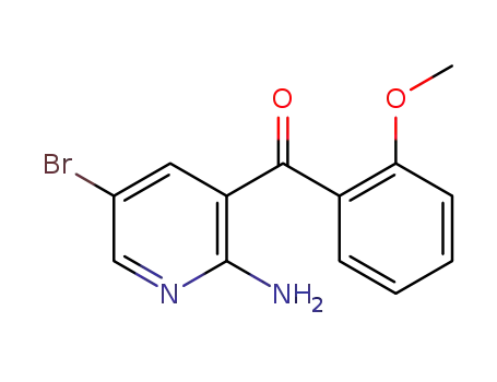 2-아미노-3-(2-메톡시벤조일)-5-브로모피리딘