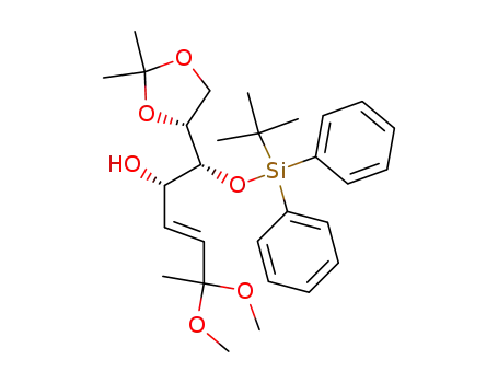 (E)-(1R,2S)-1-(tert-Butyl-diphenyl-silanyloxy)-1-((R)-2,2-dimethyl-[1,3]dioxolan-4-yl)-5,5-dimethoxy-hex-3-en-2-ol