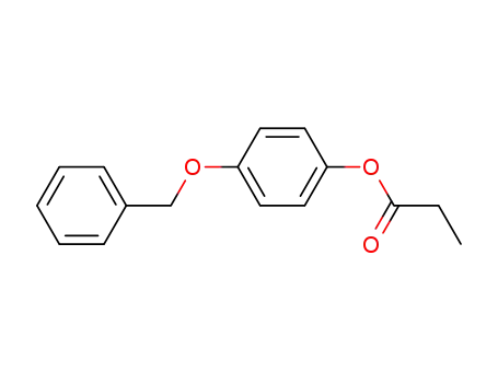 Molecular Structure of 6628-99-5 (4-(benzyloxy)phenyl propanoate)