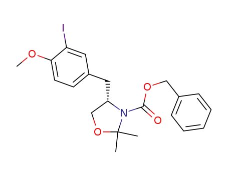 (S)-4-(3-Iodo-4-methoxy-benzyl)-2,2-dimethyl-oxazolidine-3-carboxylic acid benzyl ester
