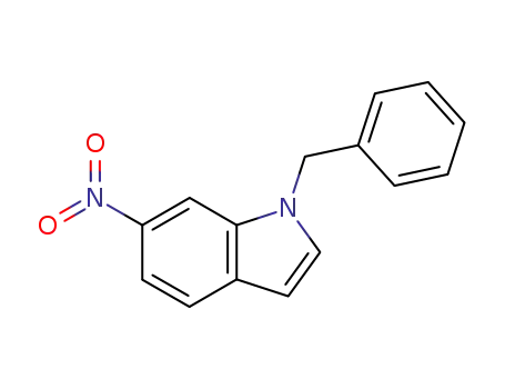 Molecular Structure of 120627-46-5 (N-benzyl-6-nitroindole)