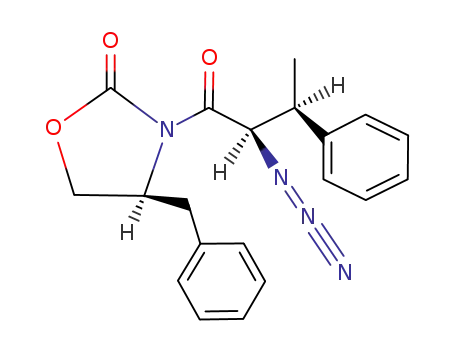 (4S)-3-(2'R,3'S)-2'-azido-3'-(phenylbutanoyl)-4-(phenylmethyl)-2-oxazolidinone