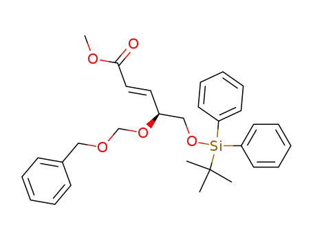 Methyl (4S,E)-4-(benzyloxymethoxy)-5-(tert-butyldiphenylsiloxy)-2-pentenoate