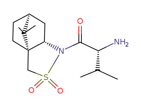 (R)-2-Amino-1-((1R,5S,7S)-10,10-dimethyl-3,3-dioxo-3λ<sup>6</sup>-thia-4-aza-tricyclo[5.2.1.0<sup>1,5</sup>]dec-4-yl)-3-methyl-butan-1-one