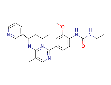 CYT997(Lexibulin);1-ethyl-3-(2-methoxy-4-(5-methyl-4-((S)-1-(pyridin-3-yl)butylamino)pyrimidin-2-yl)phenyl)urea