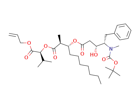 (2S,3R)-3-[(3R,4S)-4-(tert-Butoxycarbonyl-methyl-amino)-3-hydroxy-5-phenyl-pentanoyloxy]-2-methyl-decanoic acid (S)-1-allyloxycarbonyl-2-methyl-propyl ester