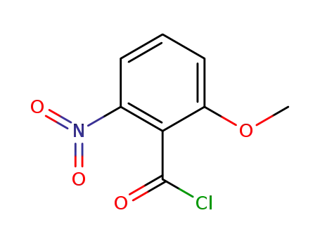 Molecular Structure of 33844-24-5 (2-Methoxy-6-nitrobenzoyl chloride)