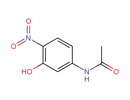 Molecular Structure of 712-34-5 (Acetamide, N-(3-hydroxy-4-nitrophenyl)-)